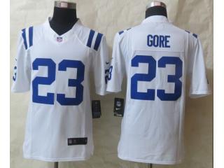 Indianapolis Colts 23 Frank Gore Football Jersey White