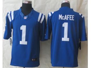 Indianapolis Colts 1 Pat McAfee Football Jersey Blue