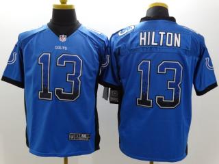 Indianapolis Colts 13 T. Y. Hilton Drift Fashion Blue Elite Jersey