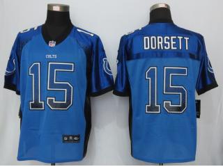 Indianapolis Colts 15 Phillip Dorsett Drift Fashion Blue Elite Jersey