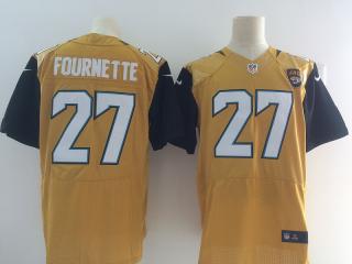 Jacksonville Jaguars 27 Leonard Fournette elite Football Jersey Yellow