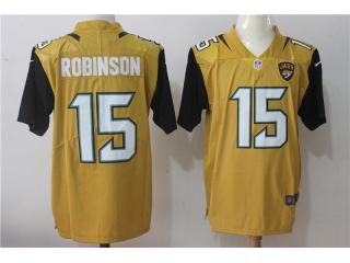 Jacksonville Jaguars 15 Allen Robinson Football Jersey Legend Yellow