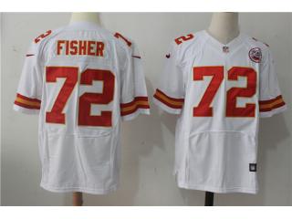 Kansas City Chiefs 72 Eric Fisher Elite Football Jersey White
