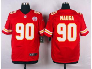 Kansas City Chiefs 90 Josh Mauga Elite Football Jersey Red