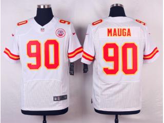Kansas City Chiefs 90 Josh Mauga Elite Football Jersey White