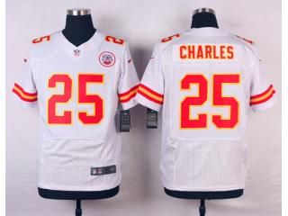 Kansas City Chiefs 25 Jamaal Charles Elite Football Jersey White