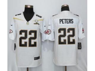 Kansas City Chiefs 22 Marcus Peters 2016 Pro Bowl White Elite Jersey