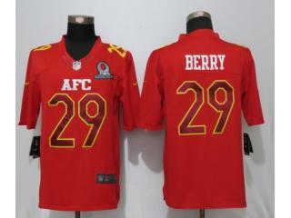 all star Kansas City Chiefs 29 Eric Berry Red 2017 Pro Bowl Limited Jersey
