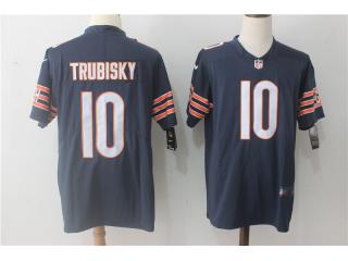 Chicago Bears 10 Mitchell Trubisky Football Jersey Legend Navy Blue