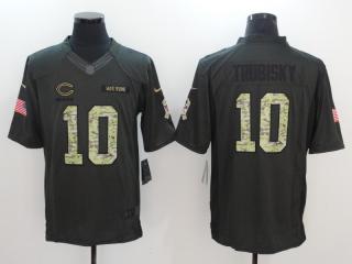 Chicago Bears 10 Mitchell Trubisky Anthracite Salute To Service Elite Jersey