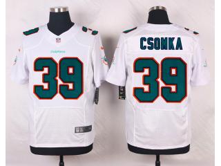 Miami Dolphins 39 Larry Csonka Elite Football Jersey White