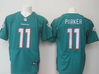 Miami Dolphins 11 DeVante Parker Elite Football Jersey Green