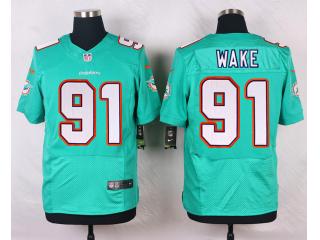 Miami Dolphins 91 Cameron Wake Elite Football Jersey Green