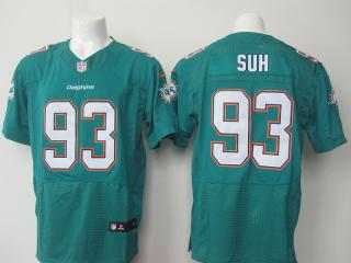 Miami Dolphins 93 Ndamukong Suh Elite Football Jersey Green