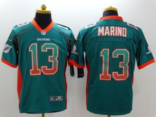 Miami Dolphins 13 Dan Marino Drift Fashion Green Elite Jersey