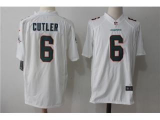 Miami Dolphins 6 Jay Cutler Football Jersey White fan Edition