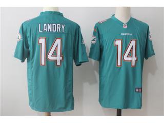 Miami Dolphins 14 Jarvis Landry Football Jersey Green fan Edition