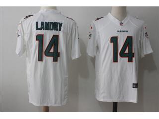 Miami Dolphins 14 Jarvis Landry Football Jersey White fan Edition