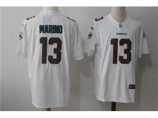 Miami Dolphins 13 Dan Marino Football Jersey White fan Edition