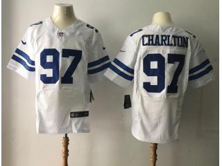 Dallas Cowboys 97 Taco Charlton Football Jersey White elite