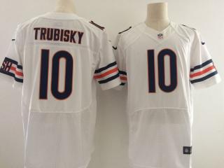 Chicago Bears 10 Mitchell Trubisky elite Football Jersey White