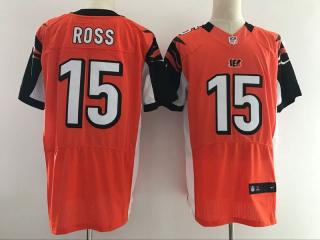 Cincinnati Bengals 15 John Ross elite Football Jersey Orange