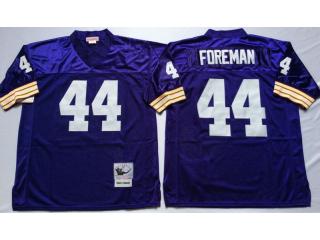 Minnesota Vikings 44 Chuck Foreman Football Jersey Purple Retro