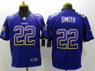 Minnesota Vikings 22 Harrison Smith Drift Fashion Purple Elite Jersey