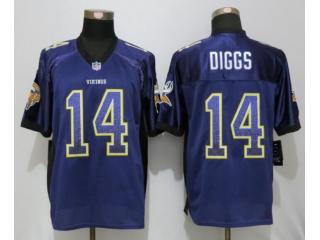 Minnesota Vikings 14 Stefon Diggs Drift Fashion Purple Elite Jersey