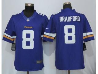 Minnesota Vikings 8 Sam Bradford Purple Limited Jersey