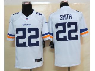 Minnesota Vikings 22 Harrison Smith White Limited Jersey