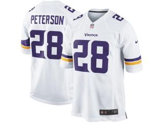 Minnesota Vikings 28 Adrian Peterson White Limited Jersey