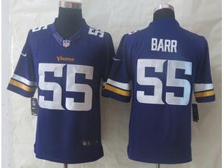 Minnesota Vikings 55 Anthony Barr Purple Limited Jersey