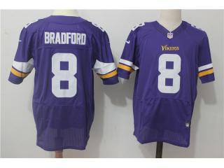 Minnesota Vikings 8 Sam Bradford Elite Football Jersey Purple