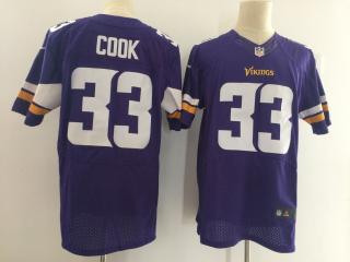 Minnesota Vikings 33 Dalvin Cook Elite Football Jersey Purple