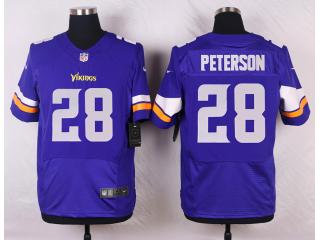 Minnesota Vikings 28 Adrian Peterson Elite Football Jersey Purple