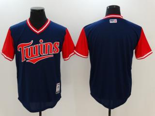 Men's Minnesota Twins Majestic Navy 2017 Players Weekend Authentic Team Jersey