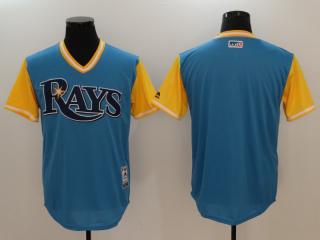 Men's Tampa Bay Rays Majestic Light Blue 2017 Players Weekend Authentic Team Jersey