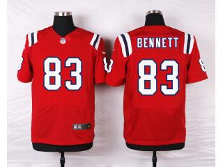 New England Patriots 83 Martellus Bennett Elite Football Jersey Red