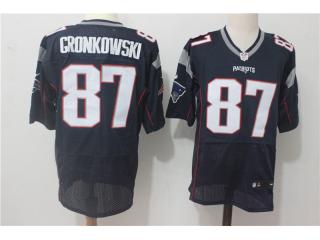 New England Patriots 87 Rob Gronkowski Elite Football Jersey Navy Blue
