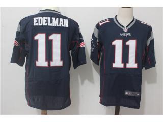New England Patriots 11 Julian Edelman Elite Football Jersey Navy Blue