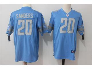 Detroit Lions 20 Barry Sanders Football Jersey Legend Blue Fan Edition