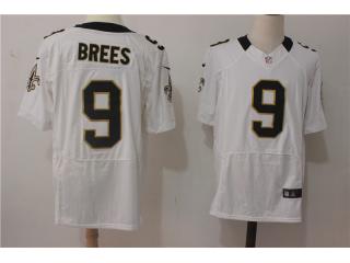 New Orleans Saints 9 Drew Brees Elite Football Jersey White