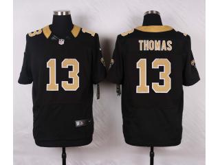 New Orleans Saints 13 Michael Thomas Elite Football Jersey Black