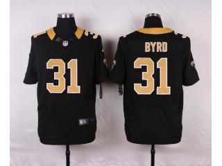 New Orleans Saints 31 Jairus Byrd Elite Football Jersey Black