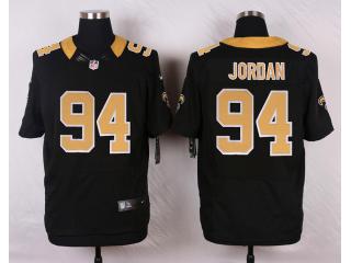 New Orleans Saints 94 Cameron Jordan Elite Football Jersey Black