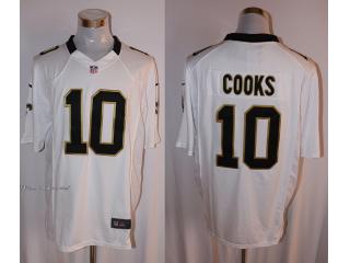 New Orleans Saints 10 Brandin Cooks Football Jersey White Fan edition