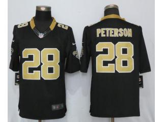 New Orleans Saints 28 Adrian Peterson Football Jersey Black