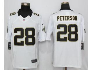 New Orleans Saints 28 Adrian Peterson Football Jersey White