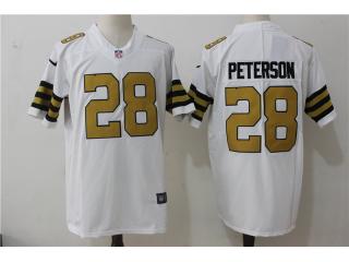 New Orleans Saints 28 Adrian Peterson Football Jersey Legend White